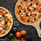 13" Round Bamboo Pizza Board / Cutting Board