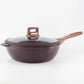 12-Piece Purple Granite Cookware Set