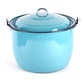 10 QT Cinsa Enamel Steel Convex Pot