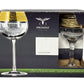 PROMSIZ Small Liquor Stemware Greek Key Rim 6 piece Set