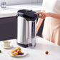 NARITA Electric Air Pot 2.5Qt 3 Way water dispenser Stainless Steel inner pot 360 degree rotating base