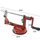 3in1 APPLE PEELER RED + APPLE CORER