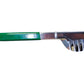 Tongs for salads, fruits, or your favorite food, green handle, stainless steel, 3-piece set.