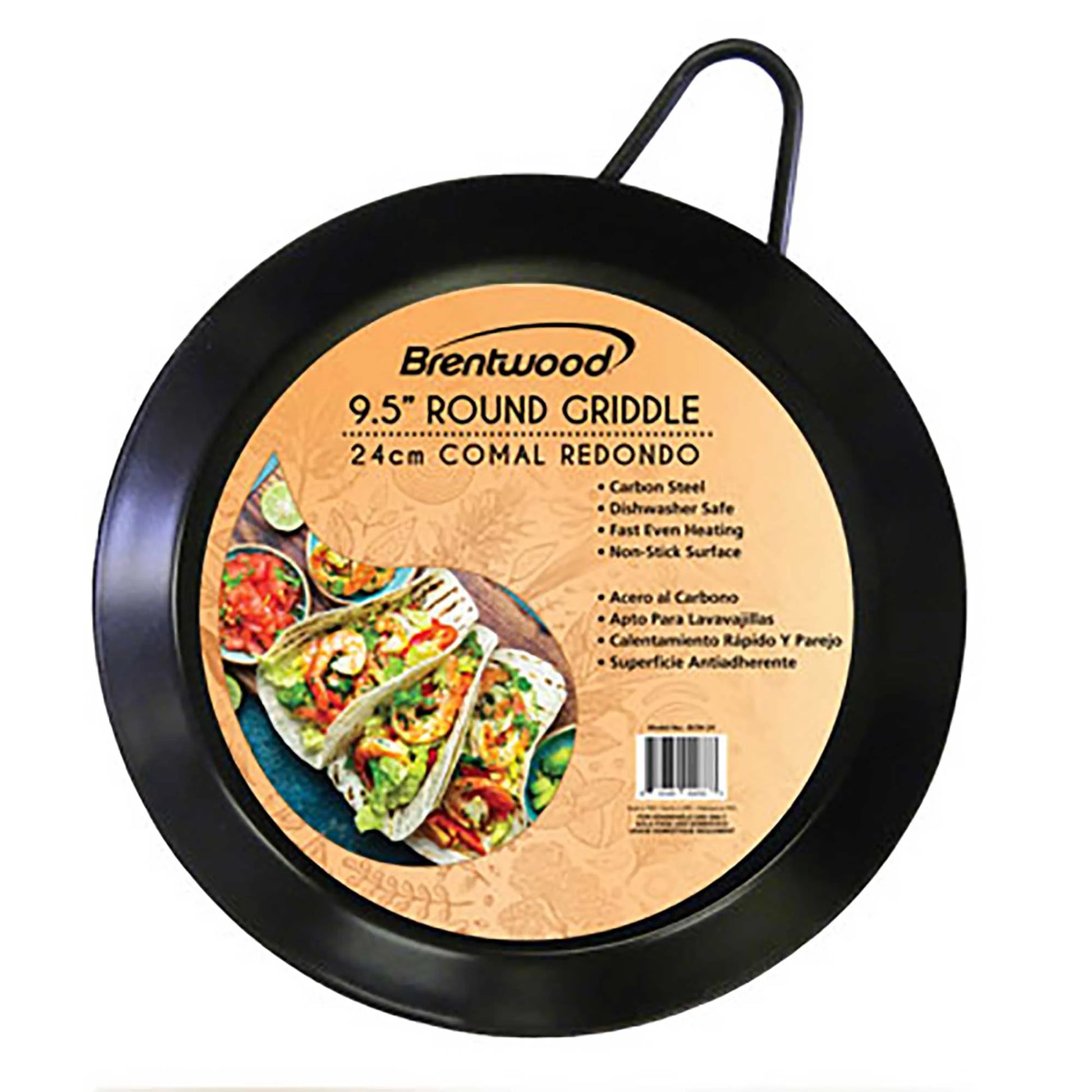 13 Single Round Griddle Frying Pan Cookware Non-Stick Coating Griddle