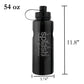 1600ml Gray Splash Water Bottle
