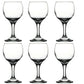 6 PC Goblet Wine Glass Set