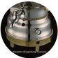 Samovar Electrical Kettle, 3L Teapot, 32oz, Stainless Steel, Electric Samovar Tea Maker