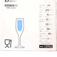 EXQUISITE Champagne Flute Glass, Clear, Stemmed, Elegant Design for Sparkling Wine and Celebrations