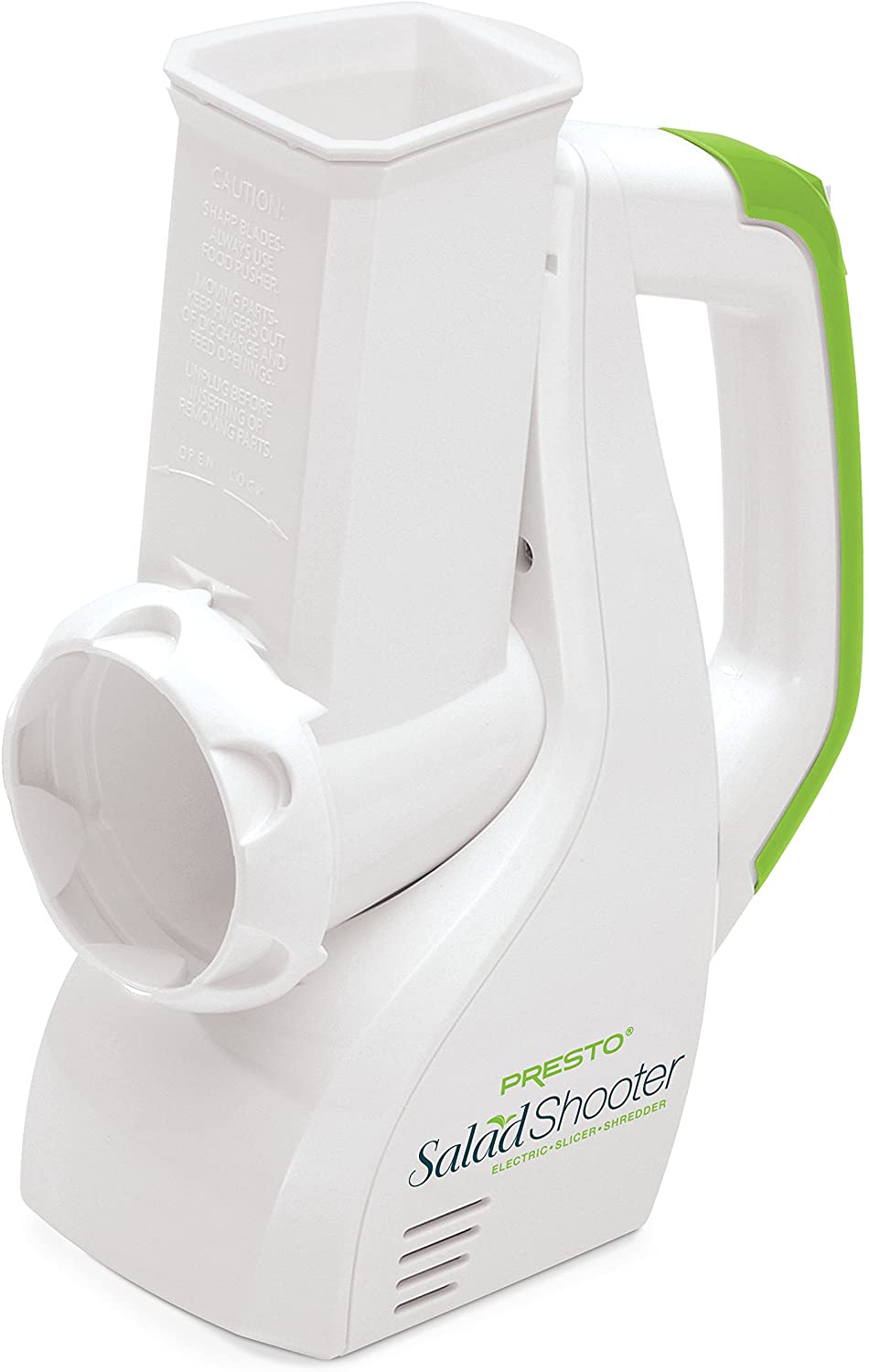 Presto White Salad Shooter Electric Slicer/Shredder