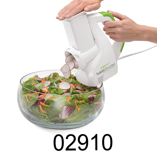 Presto White Salad Shooter Electric Slicer/Shredder