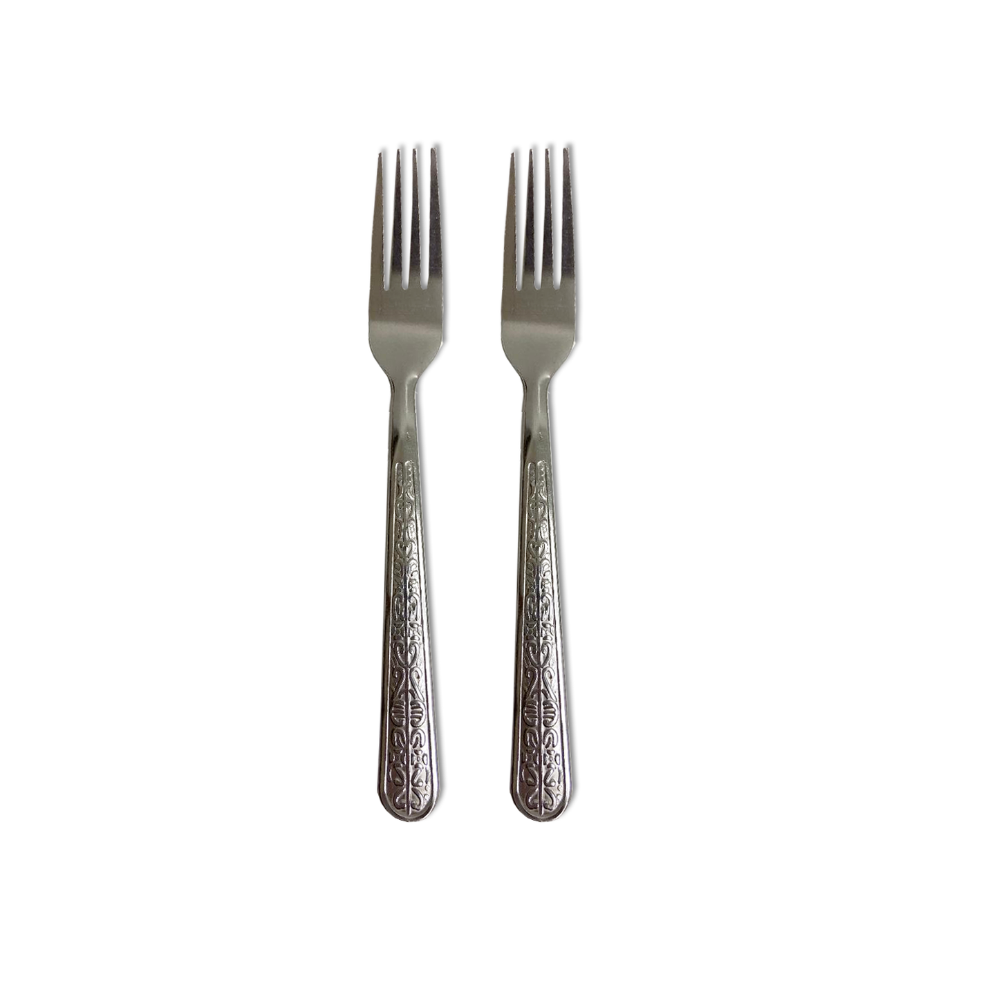 12 PC Classy Stainless Steel Silver Dinner Fork