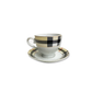 12 PC Tea Set With Line Design (Burberry Inspired)