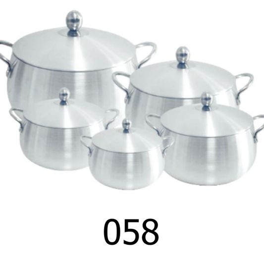 10 PC Aluminum Cooking Pot Set