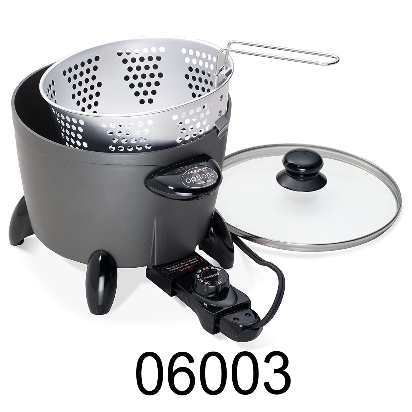 Presto 6 QT Options Electric Multi-Cooker/Steamer