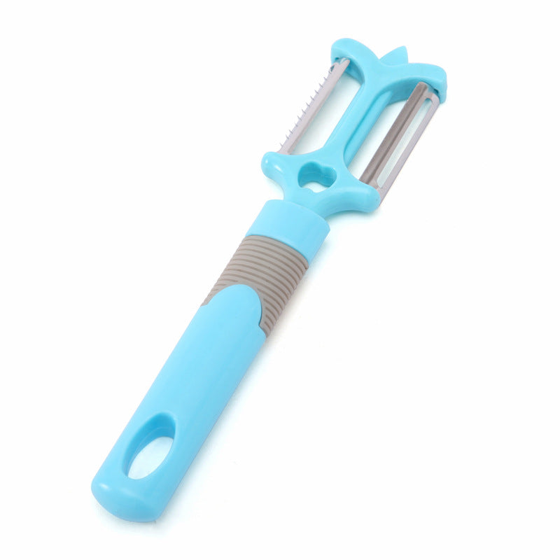 Blue Double-sided Peeler For Apple, Carrot, Cucumber