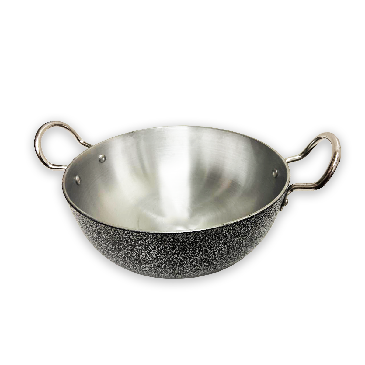 11" Aluminum Wok Pan With Double Handles