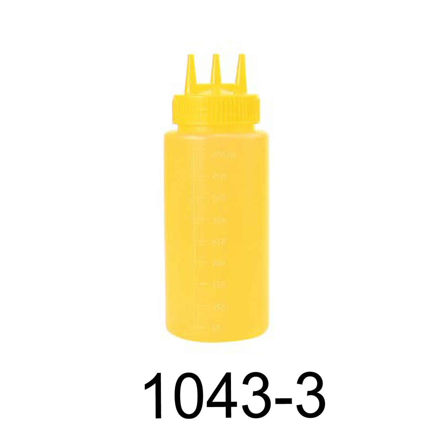 5PC Pack 24 Oz Bottle- Yellow 3 Pump