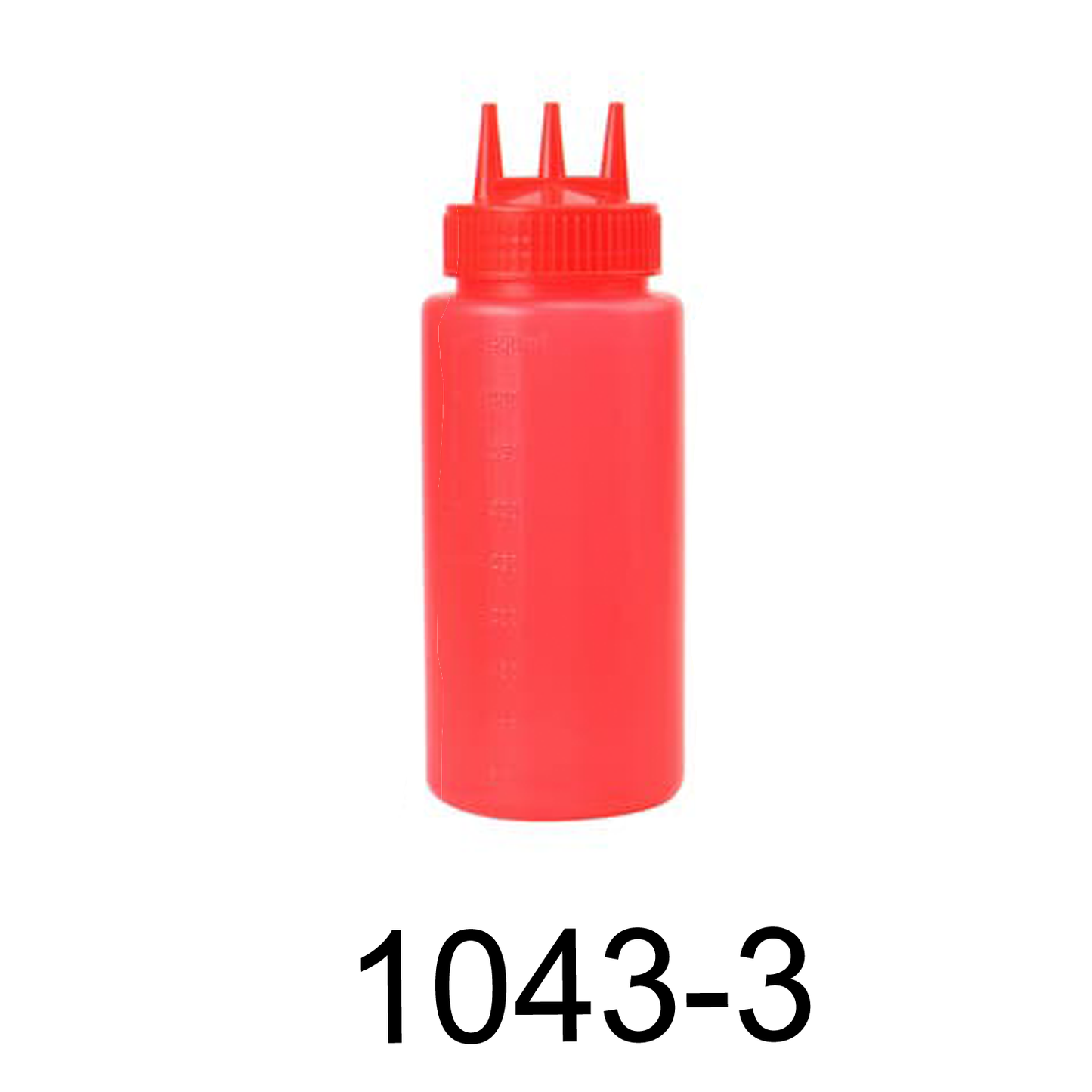 5PC Pack 24 Oz Bottle- Red 3 Pump