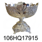 Larger Silver Plated Metal Fruit Bowl