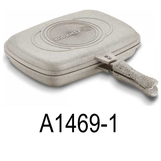34cm Korkmaz Duplo Double Grill Frying Pan