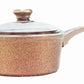 18cm Bronze Granite Coating Aluminum Sauce Pan