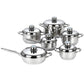 12 PC Stainless Steel Cookware Set