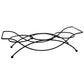 4 PC Stoneware Tidbit Dish Set with Metal Rack