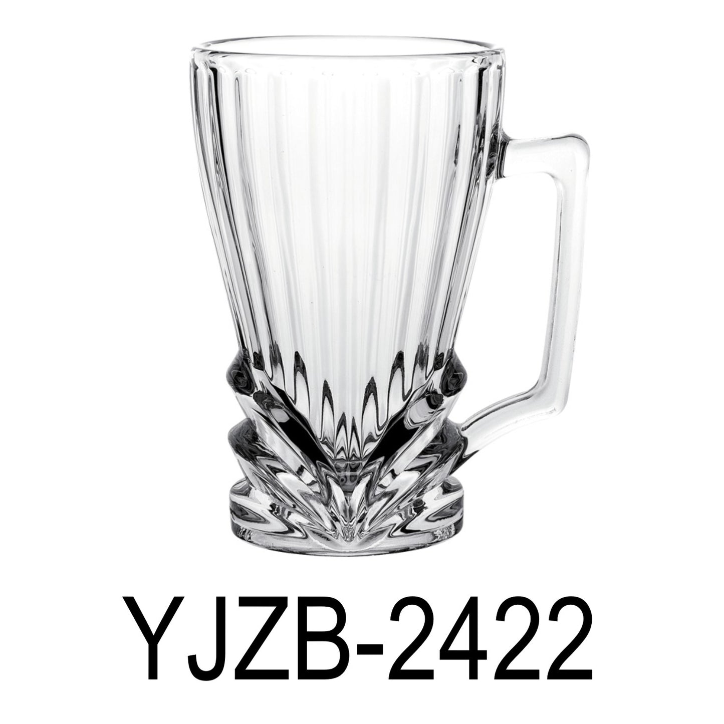 6 PC Royal Clear Tea Cup Set