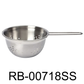 18cm Stainless Steel Colander with Long Handle