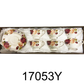 12 PC Red Rose Tea Cup & Saucers Set