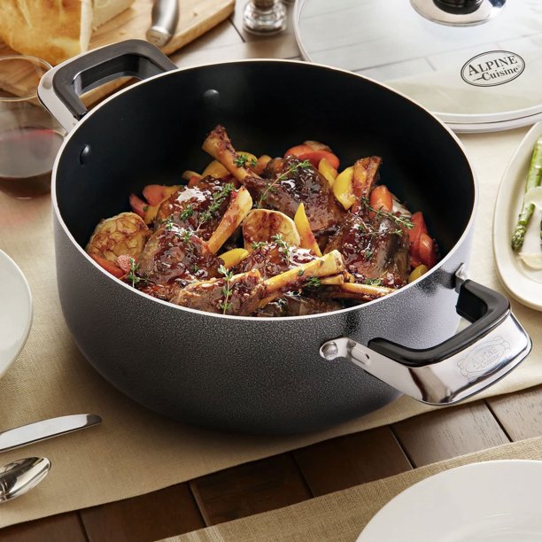 10 QT Non-stick Stockpot With Glass Lid