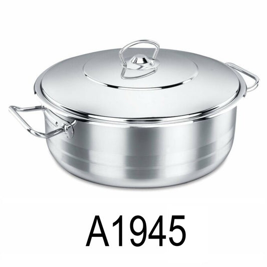 15L Stainless Steel Low Pot