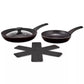 4 PC Non Stick Fry Pan Set
