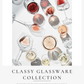 6 PC 8.5 Oz Cristar Versalles Wine Glasses