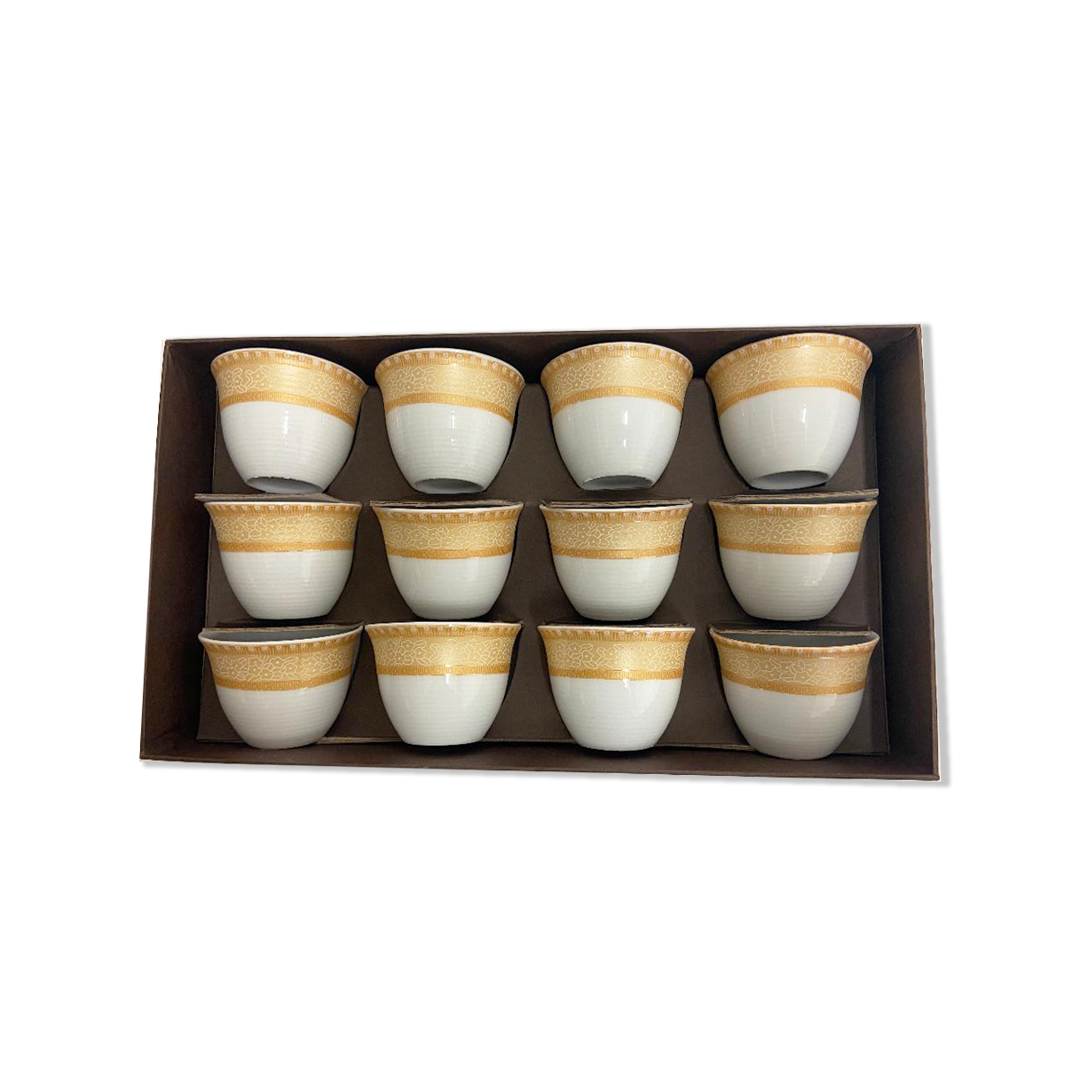 12 PC Royal Gold Tea Cup