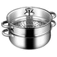 20cm Stainless Steel 2 Tier Layer Steamer