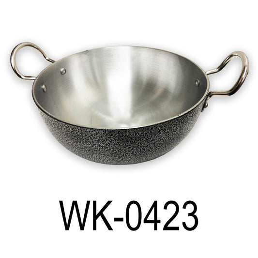 11.5" Aluminum Wok Pan WIth Double Handles
