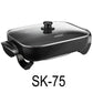 16" Non-Stick Electric Skillet with Glass Lid