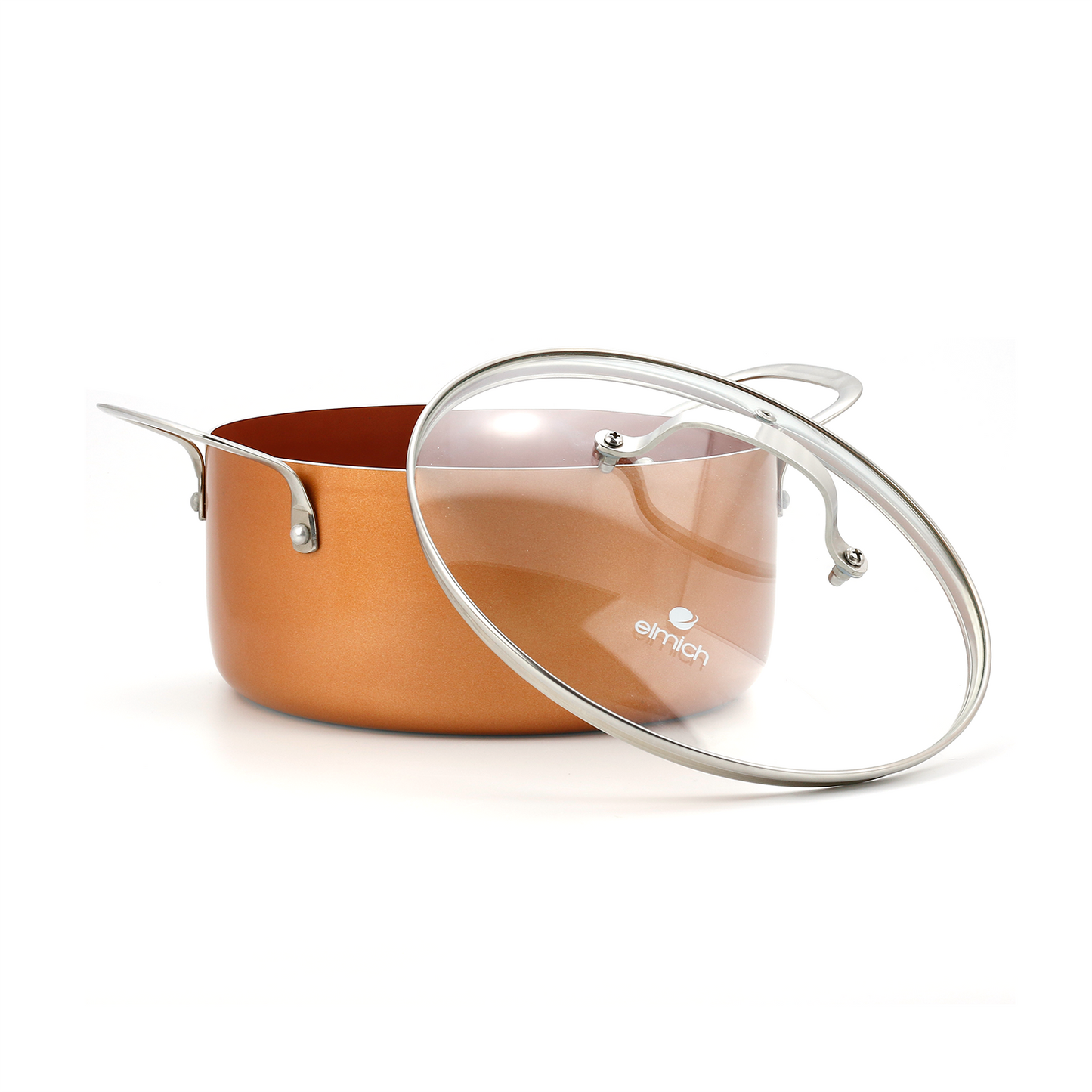 6 PC Heavy Gauge Non-Stick Aluminum Cookware Set