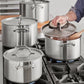 2 PC 24 & 35 QT Stainless Steel Induction 18/10 Stockpot