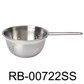 22cm Stainless Steel Colander with Long Handle