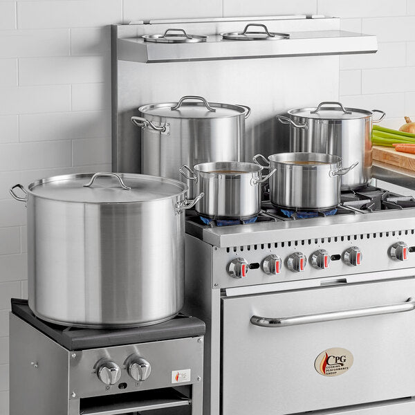 85 QT Stainless Steel 18/10 Induction Stockpot
