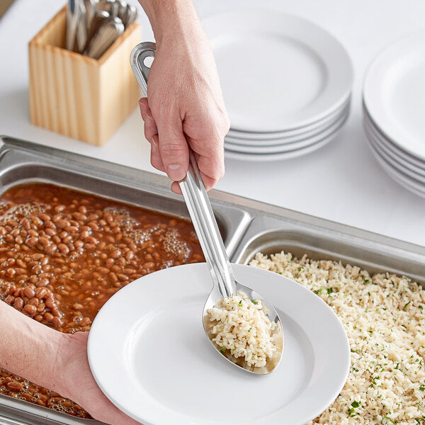 21" Stainless Steel Solid Basting Serving Buffet Spoon