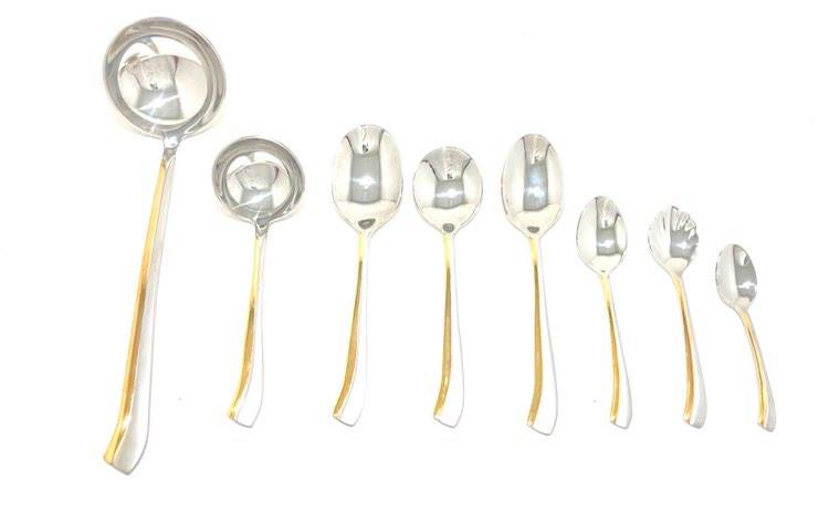 86 PC Silver Turkey Cutlery Set