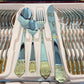 84 PC Silver Greek Cutlery Set