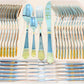 84 PC Silver Greek Cutlery Set