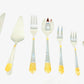 84 PC Silver Greek Cutlery Set