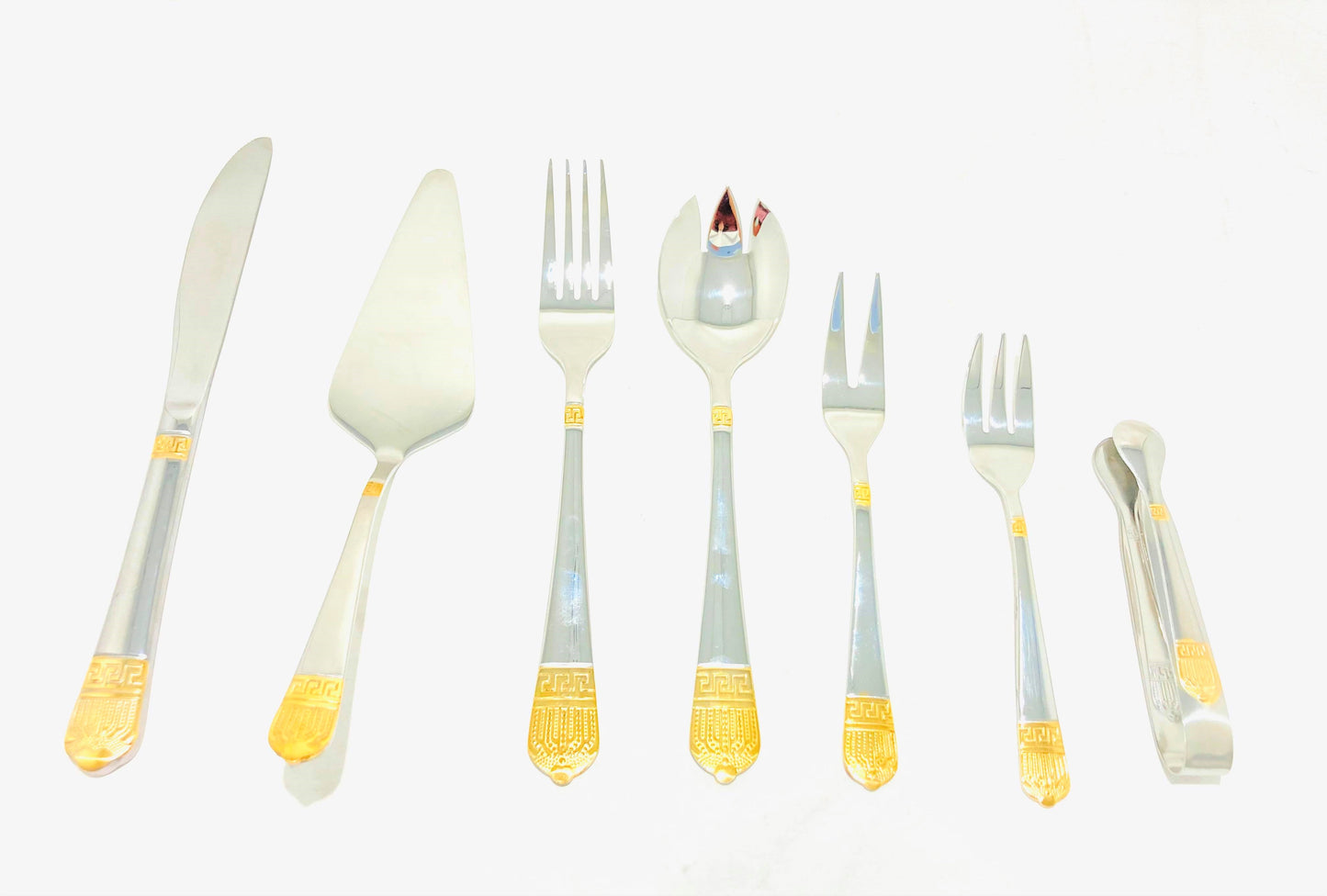84 PC Silver Greek Cutlery Set