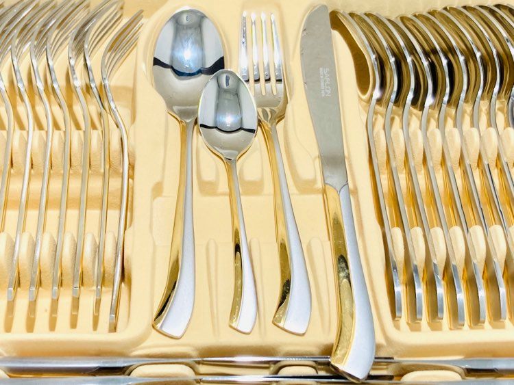 86 PC Silver Turkey Cutlery Set