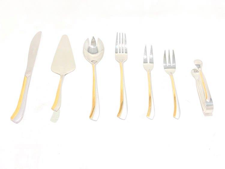 86 PC Silver Turkey Cutlery Set
